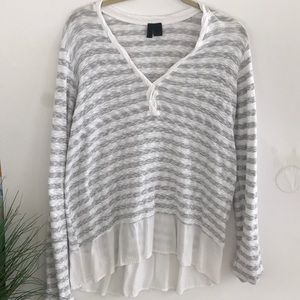 Brand Left of Center striped Long sleeve